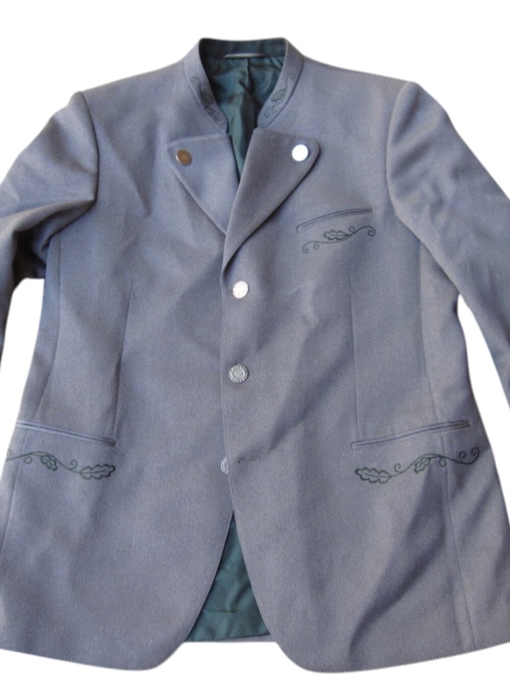 German Bavarian Jacket Traditional Men Size 42-44 Wool Diolen Jacket OKTOBERFEST